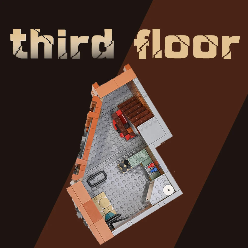 Doomsday Corner Garage MOC - 3325 Teile - Legokompatibel - Modular Building Set für Erwachsene