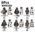 SWAT Special Forces Minifiguren Set - Legokompatibel - Military Series Kommando Soldaten
