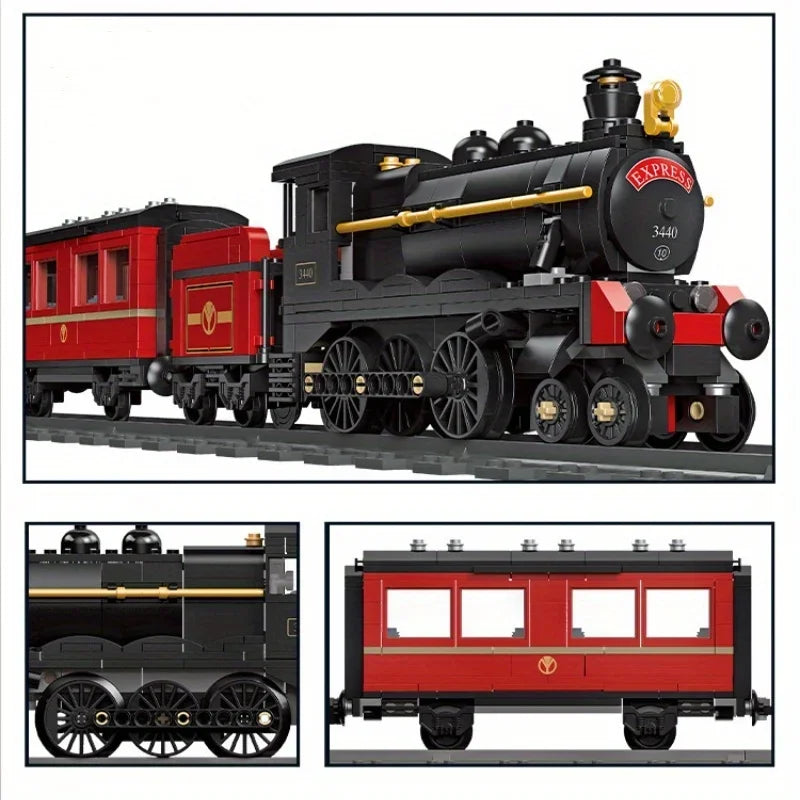 GWR Steam Train Locomotive CN5700 MOC - Legokompatibel - Dampflok Railway Express Modells