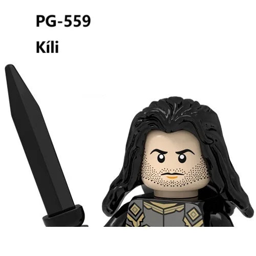 Herr der Ringe Minifiguren Set - Frodo, Gandalf, Aragorn, Legolas & Orks | LEGO-kompatibel