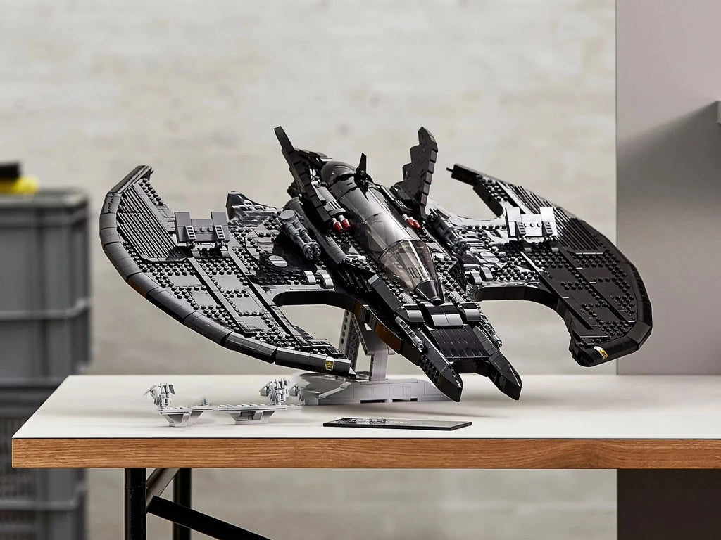 1989 Batwing MOC 76161 - Legokompatibel - Batman Superhelden Flugzeug Modell