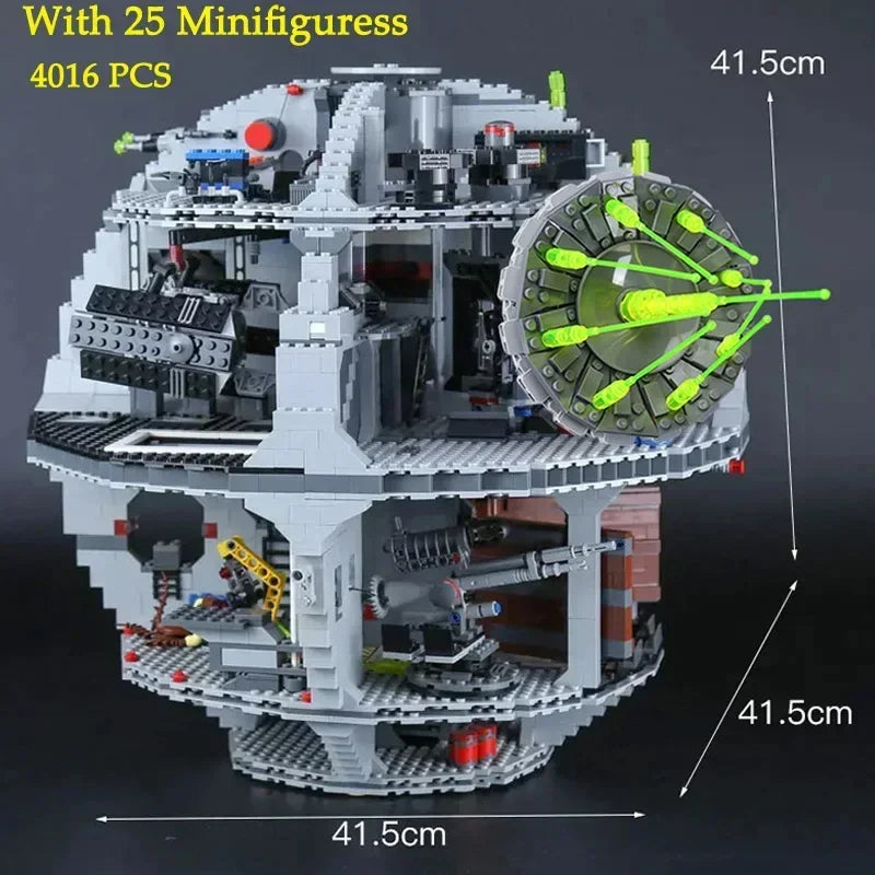 Star Wars Death Star MOC - 4016 Teile | Todesstern Raumstation | LEGO-kompatibel