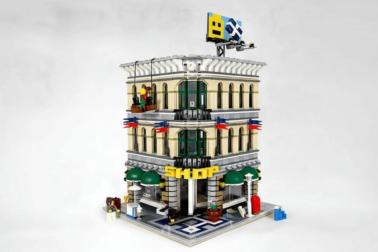 Grand Emporium Modular Building - 2182 Teile - Legokompatibel - Street View Kaufhaus Modell