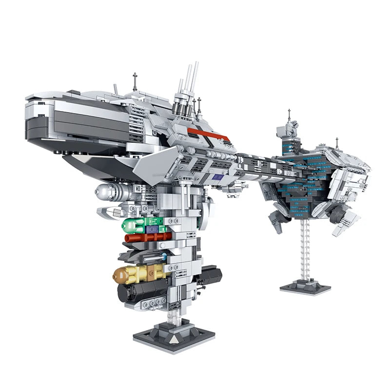 Star Wars Nebula Medical Corvette Frigate MOC - 2070 Teile | Medizinisches Kriegsschiff | LEGO-kompatibel