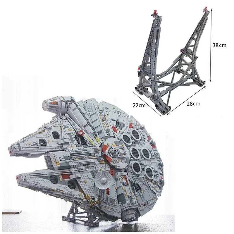 Millennium Falcon MOC - 8445 Teile - Legokompatibel - Ultimate Collector Series Raumschiff