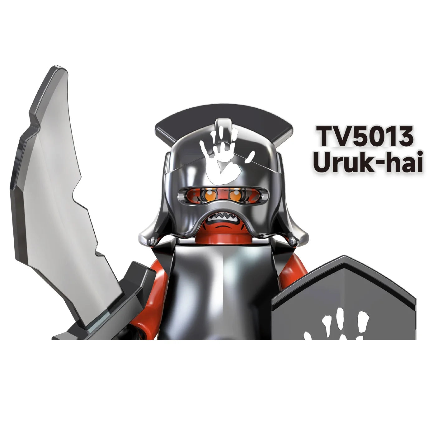 Herr der Ringe Minifiguren Set - Frodo, Gandalf, Aragorn, Legolas & Orks | LEGO-kompatibel