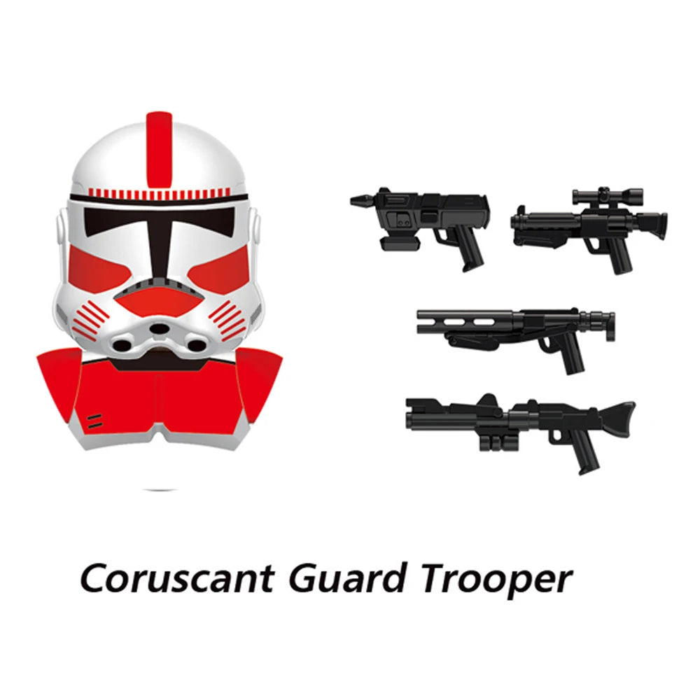 Star Wars Clone Trooper Minifiguren - all Legion, Bomb Squad & Jet Troopers | LEGO-kompatibel
