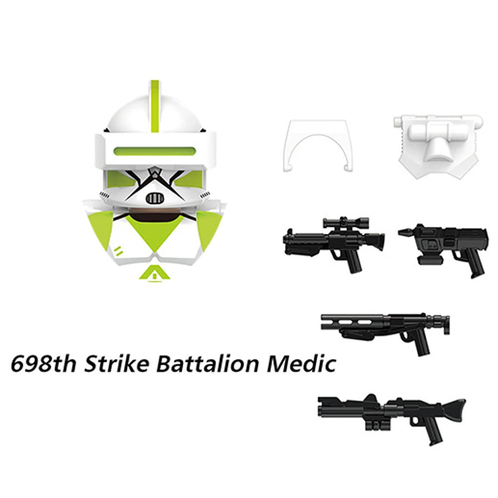 Star Wars Clone Trooper Minifiguren - all Legion, Bomb Squad & Jet Troopers | LEGO-kompatibel