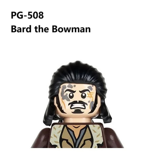 Herr der Ringe Minifiguren Set - Frodo, Gandalf, Aragorn, Legolas & Orks | LEGO-kompatibel