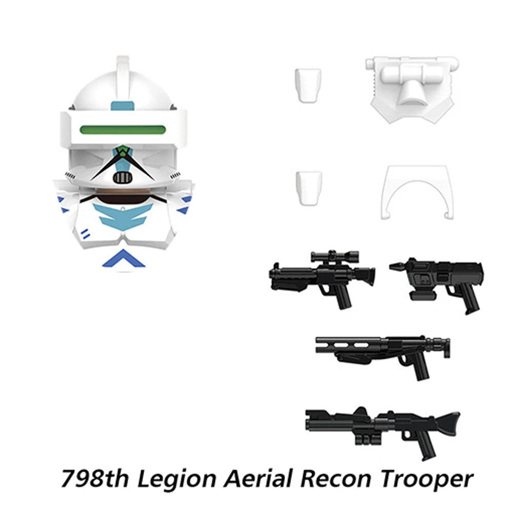 Star Wars Clone Trooper Minifiguren - all Legion, Bomb Squad & Jet Troopers | LEGO-kompatibel