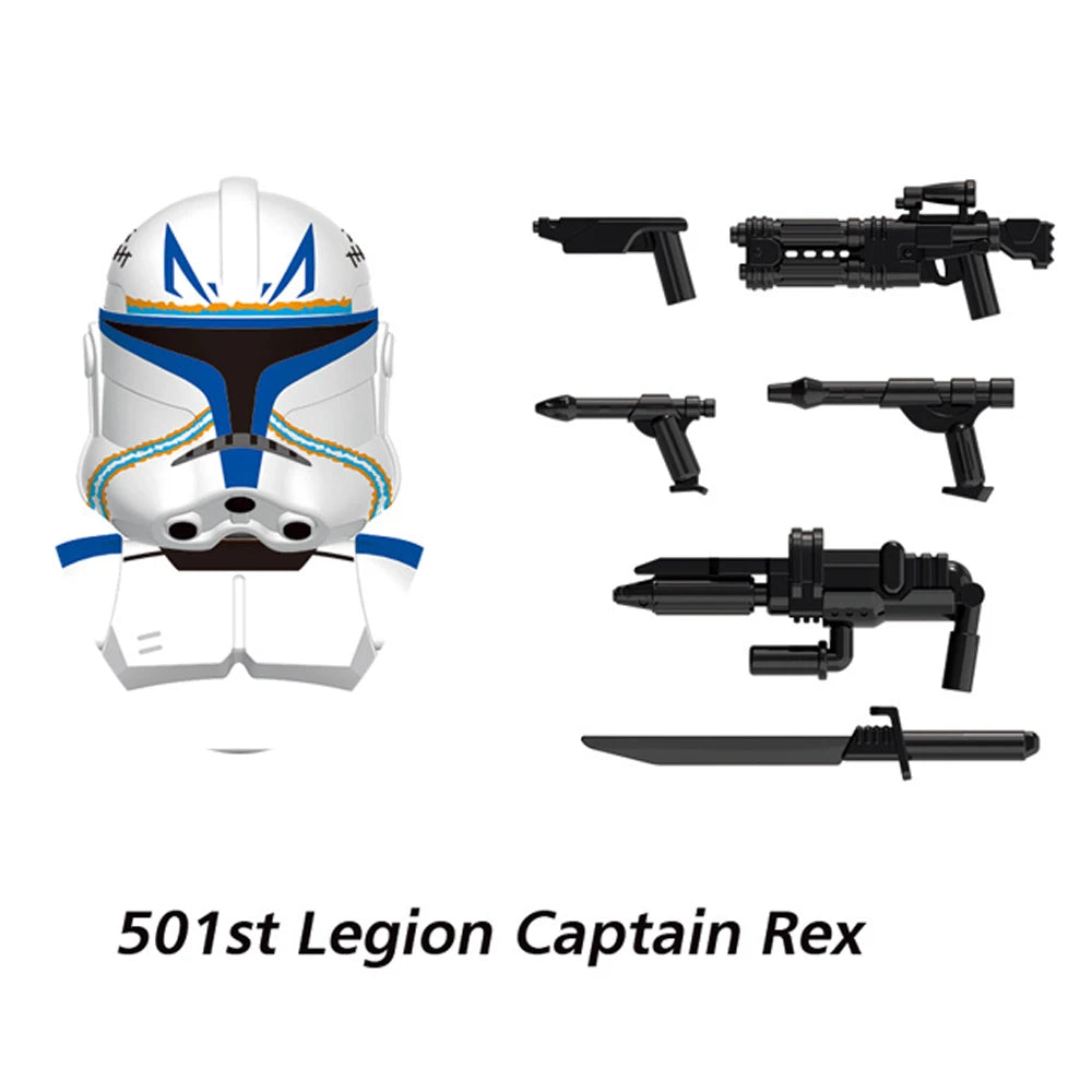 Star Wars Clone Trooper Minifiguren - all Legion, Bomb Squad & Jet Troopers | LEGO-kompatibel