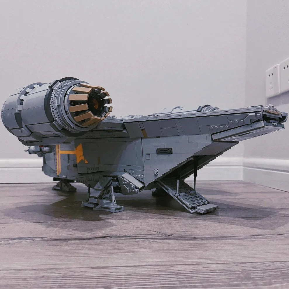Star Wars Mandalorian Razor Crest MOC - 6187 Teile | Raumschiff | LEGO-kompatibel