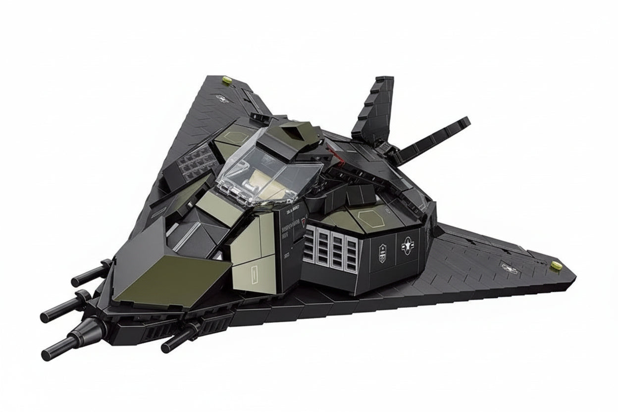 F-117A Nighthawk Stealth Fighter MOC LEGO-kompatibel | PrimeBricks