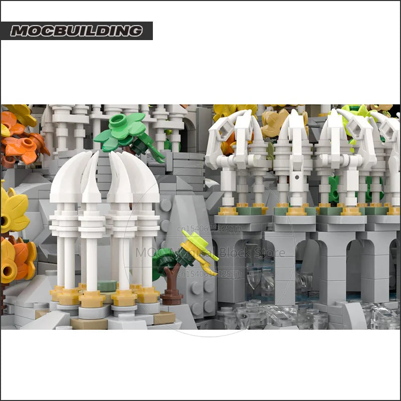 Herr der Ringe Rivendell MOC - 5788 Teile Elben-Stadt | Bruchtal | LEGO-kompatibel