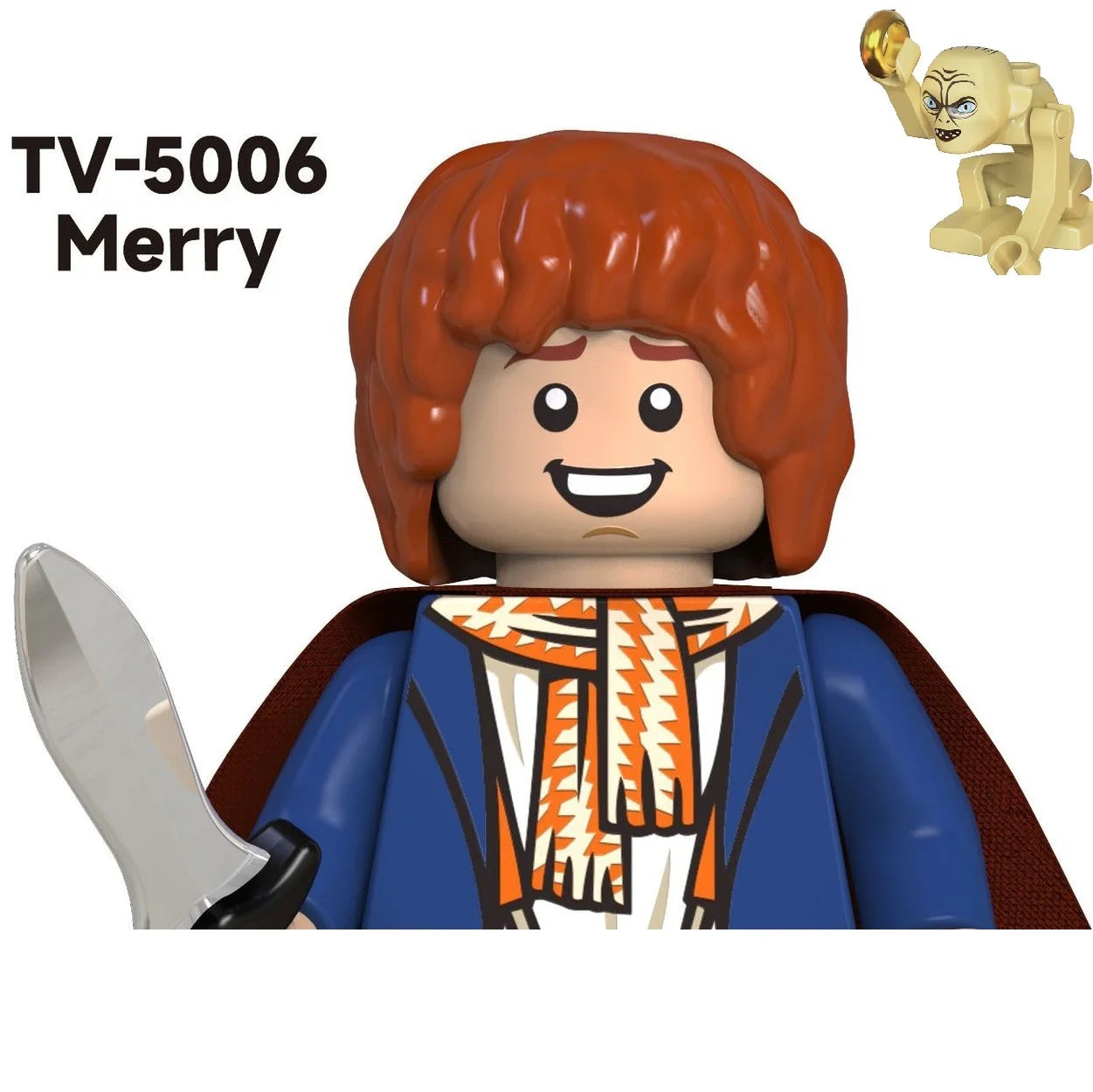 Herr der Ringe Minifiguren Set - Frodo, Gandalf, Aragorn, Legolas & Orks | LEGO-kompatibel