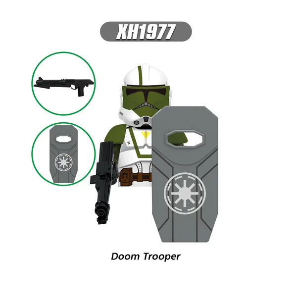 Star Wars Clone Trooper Minifiguren - all Legion, Bomb Squad & Jet Troopers | LEGO-kompatibel