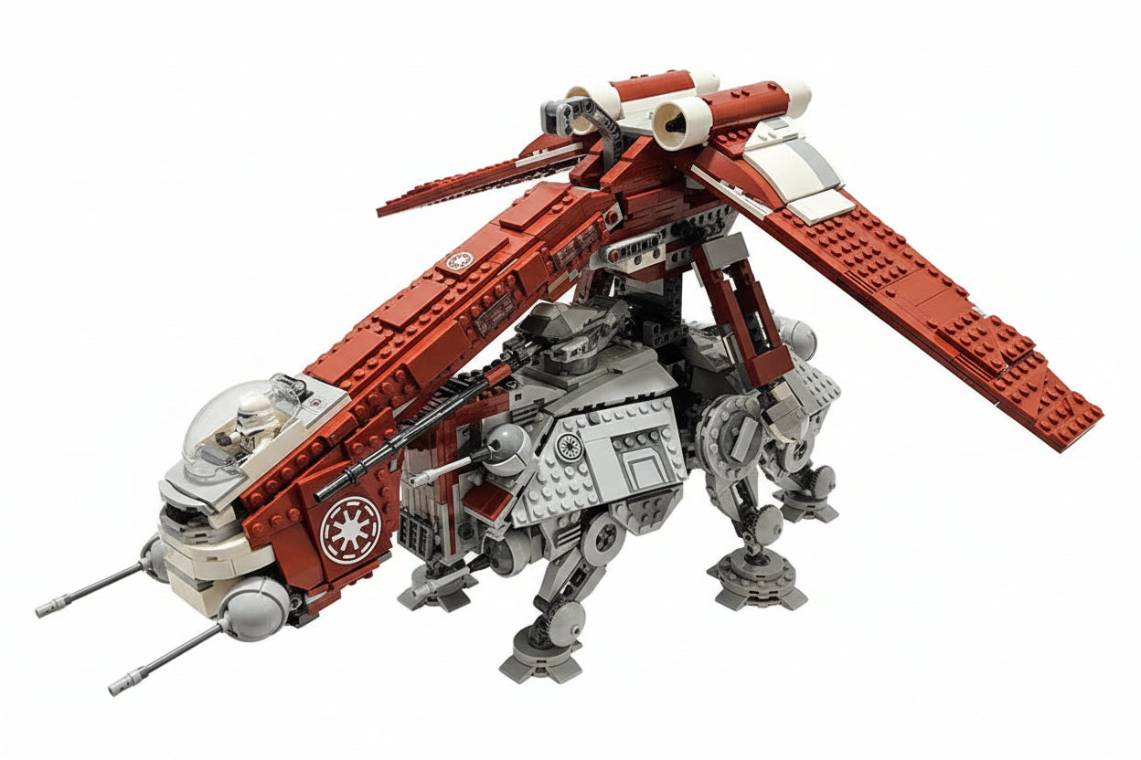 Coruscant Dropship MOC 75354 - Legokompatibel - Alternative Build zu 75337 - Star Wars Raumschiff