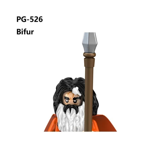 Herr der Ringe Minifiguren Set - Frodo, Gandalf, Aragorn, Legolas & Orks | LEGO-kompatibel