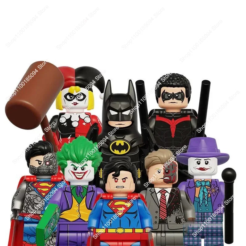 Batman Action Figure Building Set - Legokompatibel - Superhelden Modell mit Minifiguren