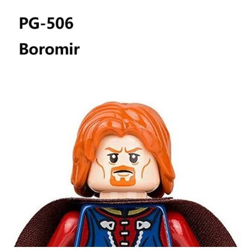 Herr der Ringe Minifiguren Set - Frodo, Gandalf, Aragorn, Legolas & Orks | LEGO-kompatibel