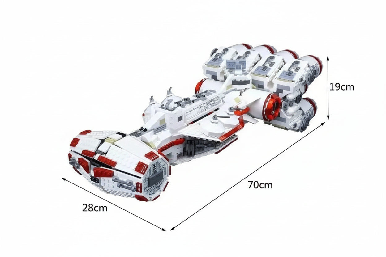 1748 PCS Rebel Blockade Runner Tantive IV Building Blocks - Star Wars MOC LEGO-kompatibel