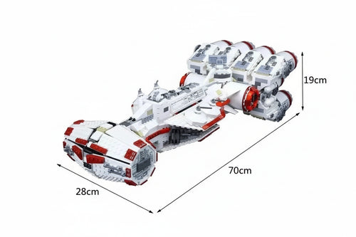 1748 PCS Rebel Blockade Runner Tantive IV Building Blocks - Star Wars MOC LEGO-kompatibel