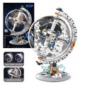 Space Station Transparent Globe MOC - Legokompatibel - High-Tech Weltraumstation Modell