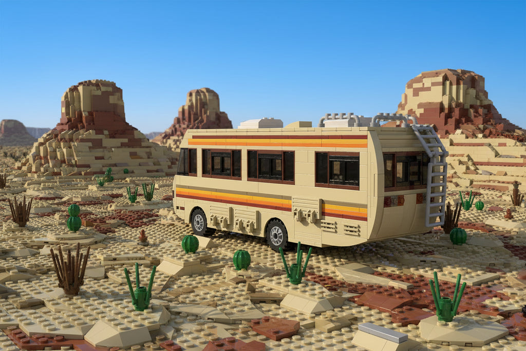 Breaking Bad Cooking Lab MOC - 734 Teile RV Wohnmobil | Walter White & Jesse Labor | LEGO-kompatibel