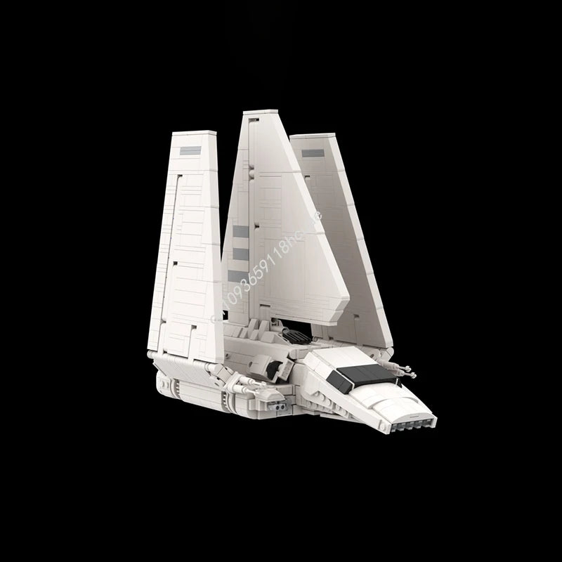 Star Wars Imperial Lambda-Class Shuttle MOC - 1213 Teile | Imperiales Shuttle | LEGO-kompatibel