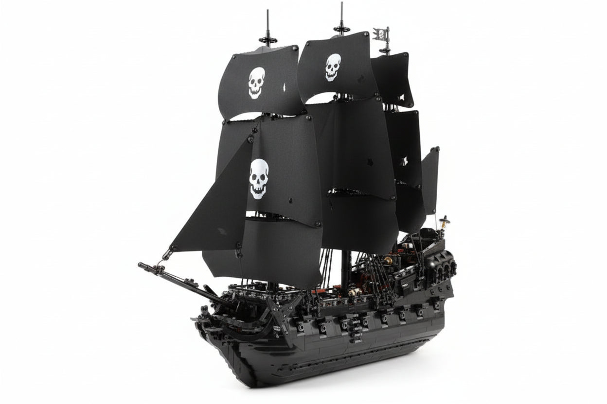 Pirates of the Caribbean Black Pearl Ship - 2862 Teile - Legokompatibel - Revenge Warship Segelschiff
