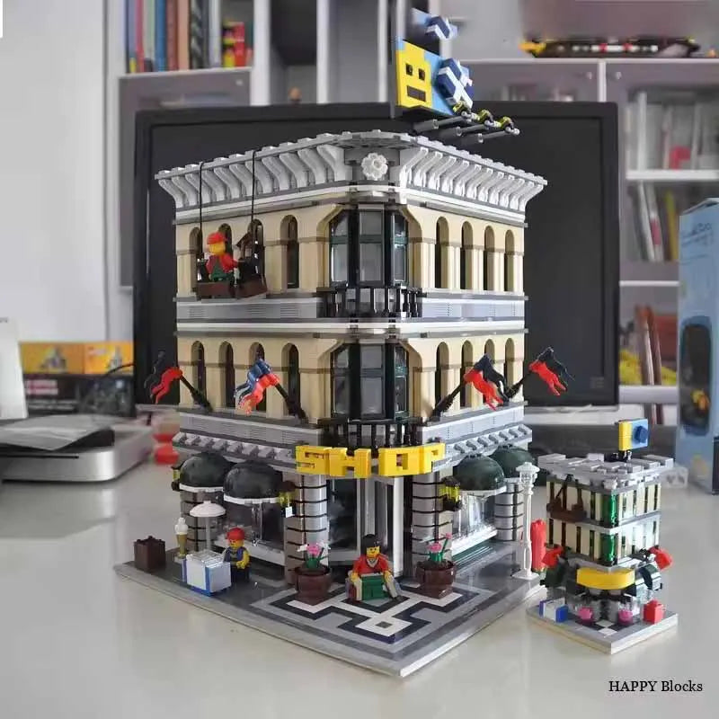 Grand Emporium Modular Building - 2182 Teile - Legokompatibel - Street View Kaufhaus Modell