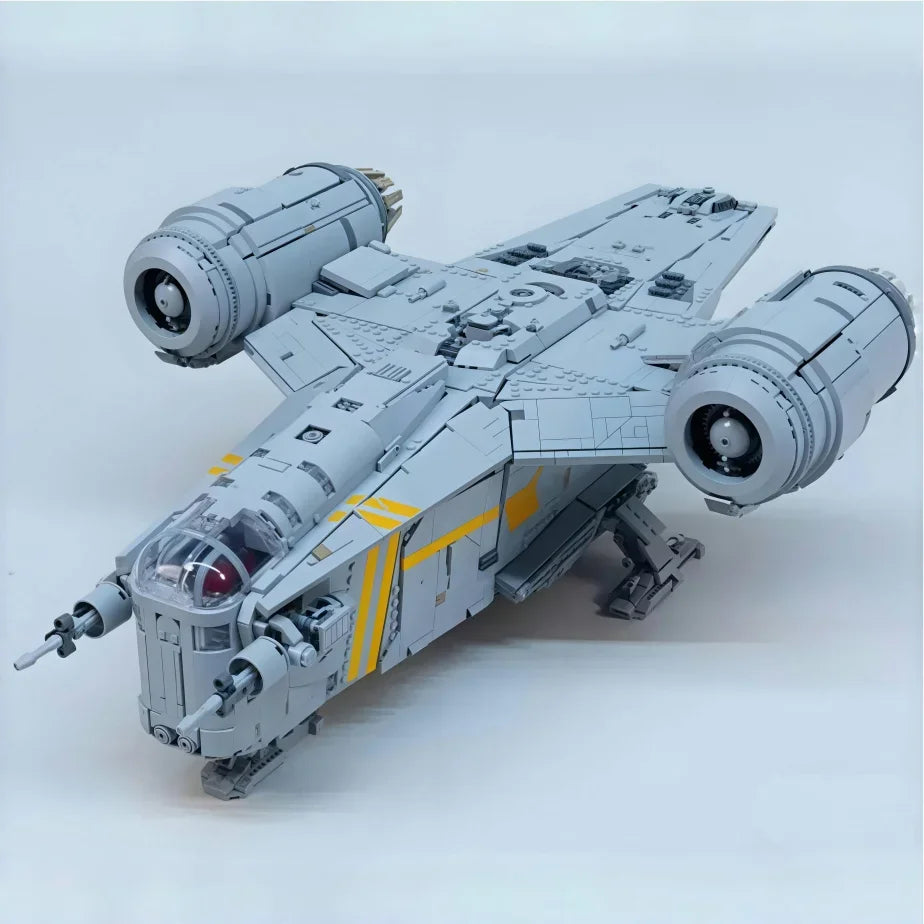Star Wars Mandalorian Razor Crest MOC - 6187 Teile | Raumschiff | LEGO-kompatibel