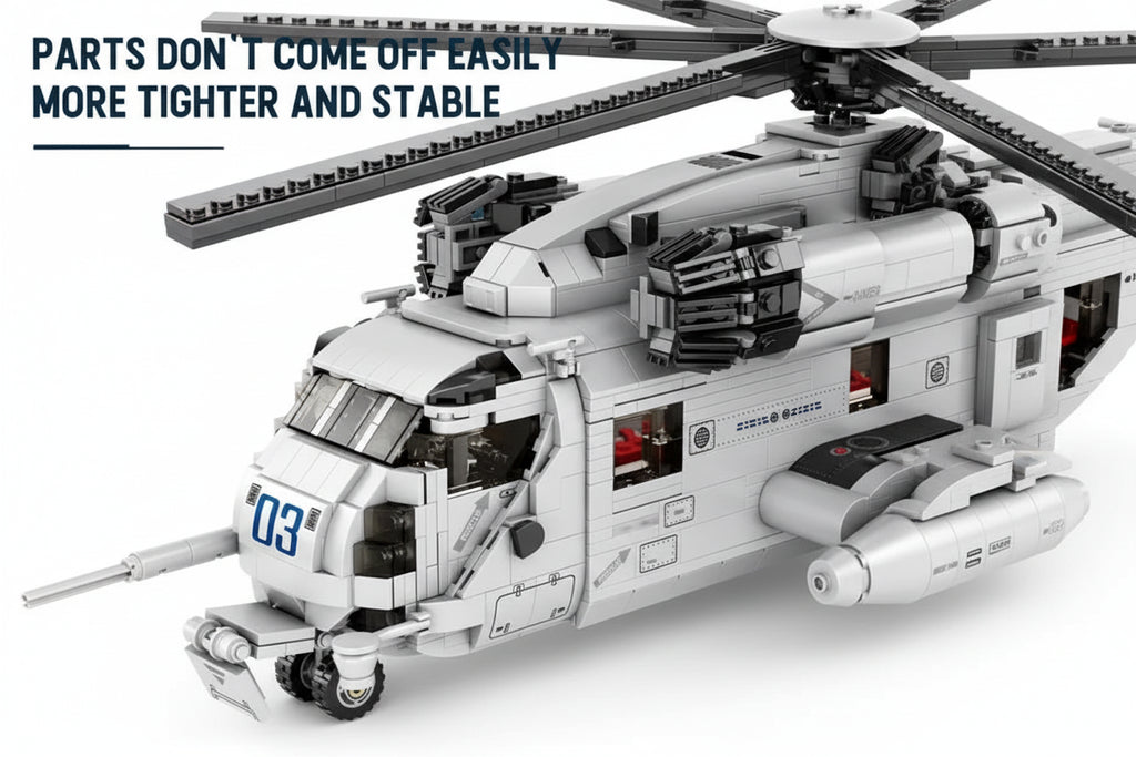CH-53E Transport Helicopter MOC - 2192 Teile - Legokompatibel - Military Army Hubschrauber Modell