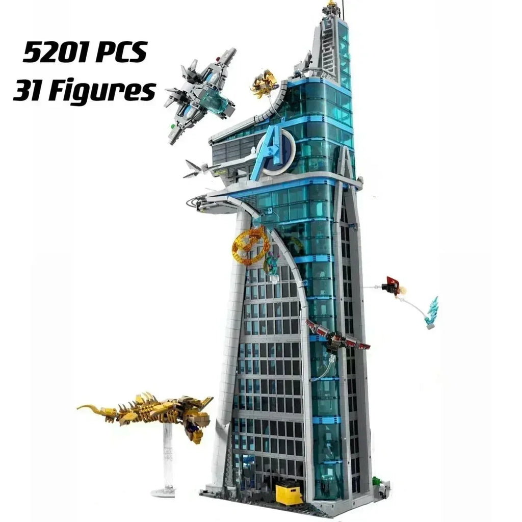 Avengers Tower MOC 76269 - 5201 Teile - Legokompatibel - Marvel Superhelden Hauptquartier