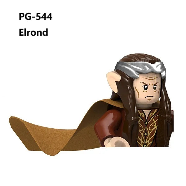 Herr der Ringe Minifiguren Set - Frodo, Gandalf, Aragorn, Legolas & Orks | LEGO-kompatibel