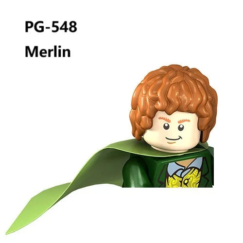 Herr der Ringe Minifiguren Set - Frodo, Gandalf, Aragorn, Legolas & Orks | LEGO-kompatibel