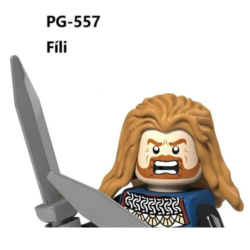 Herr der Ringe Minifiguren Set - Frodo, Gandalf, Aragorn, Legolas & Orks | LEGO-kompatibel