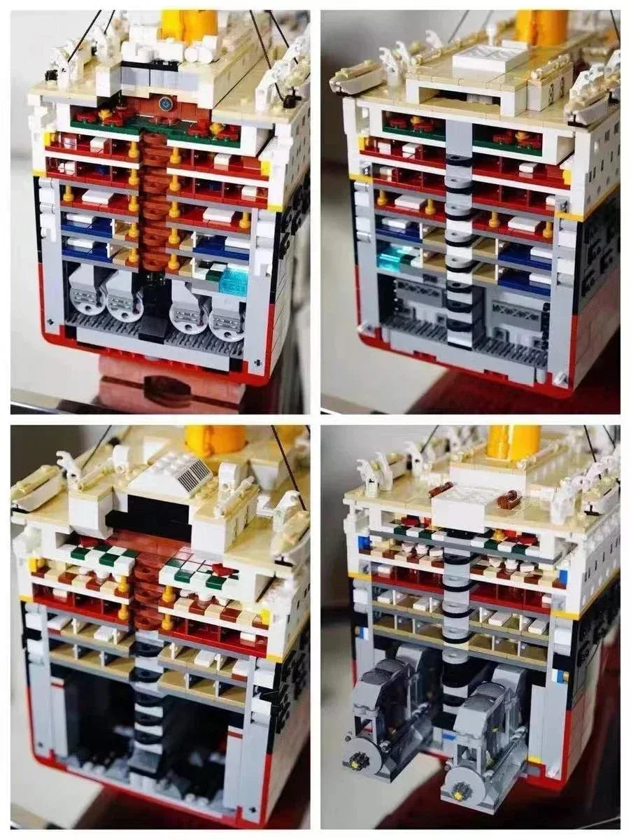 Titanic MOC - 9090 Teile - Legokompatibel - Legendäres Kreuzfahrtschiff Modell