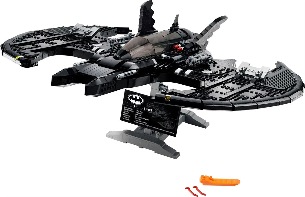 1989 Batwing MOC 76161 - Legokompatibel - Batman Superhelden Flugzeug Modell