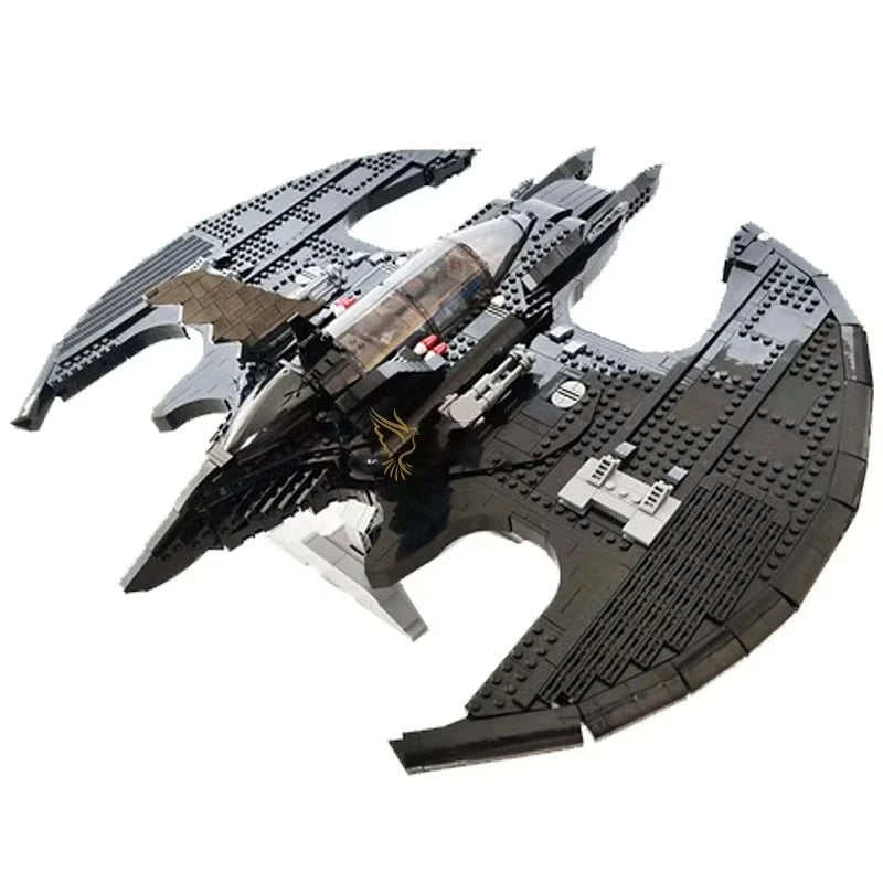 1989 Batwing MOC 76161 - Legokompatibel - Batman Superhelden Flugzeug Modell