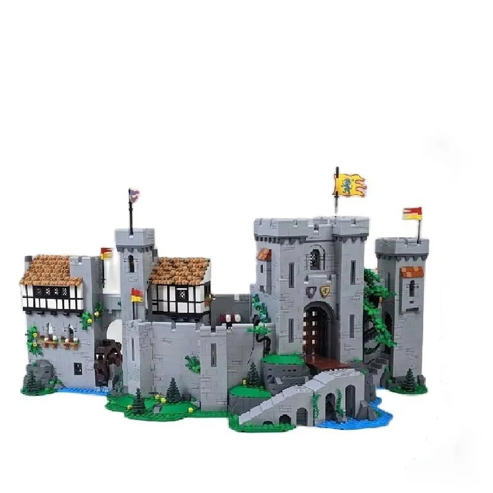Löwenritter Burg MOC - 4514 Teile Mittelalterliche Festung | Lion King Knight Castle | LEGO-kompatibel