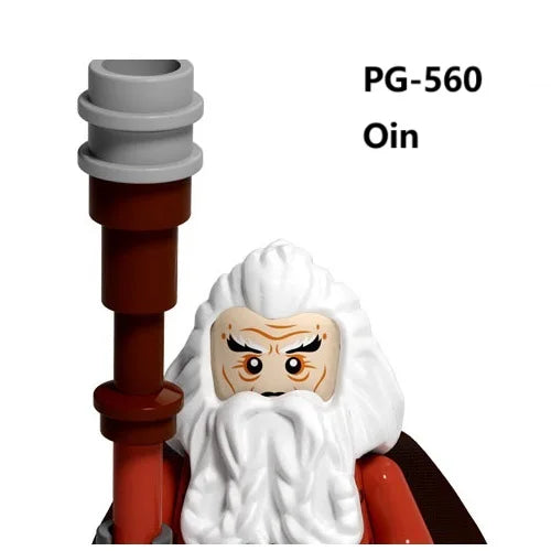 Herr der Ringe Minifiguren Set - Frodo, Gandalf, Aragorn, Legolas & Orks | LEGO-kompatibel