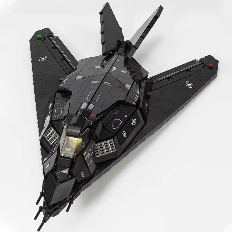 F-117A Nighthawk Stealth Fighter MOC LEGO-kompatibel | PrimeBricks