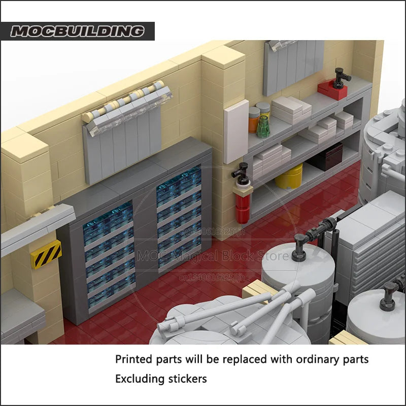 Breaking Bad Movie Scene Lab MOC - 505 Teile Superlab | Gus Fring Labor | LEGO-kompatibel