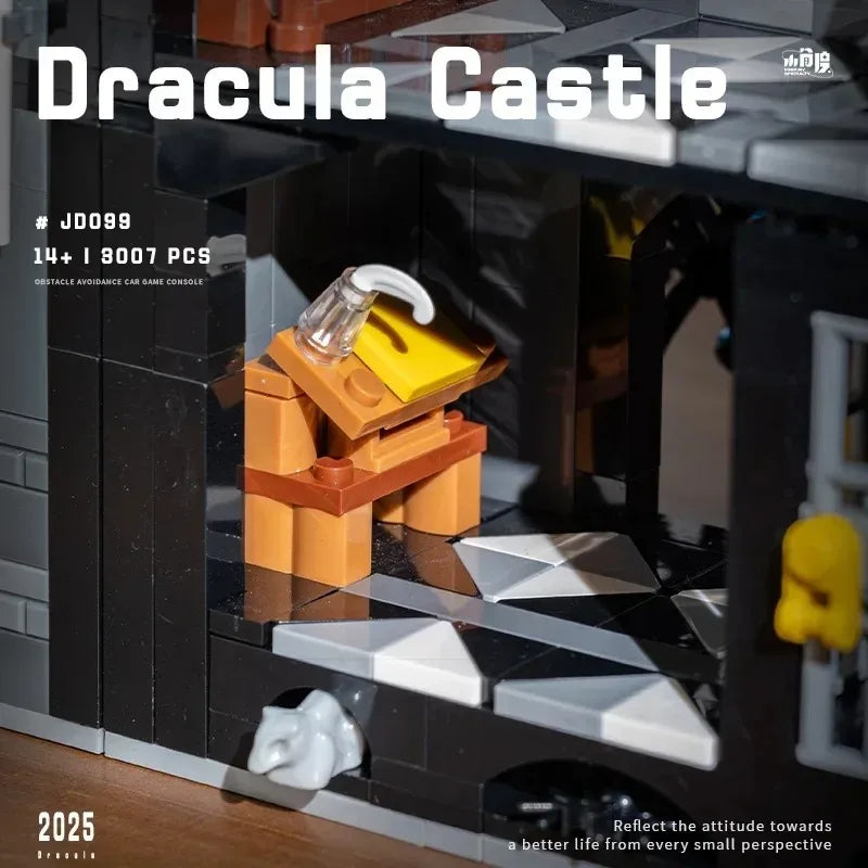 Dracula Schloss MOC - 3007 Teile Vampir-Burg Bauset | Gothic Medieval Castle | LEGO-kompatibel