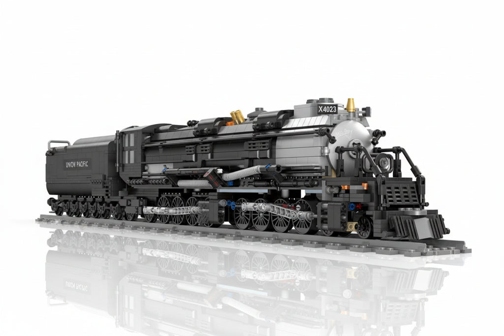 Big Boy Dampflok Bausatz mit Schienen LEGO-kompatibel | PrimeBricks